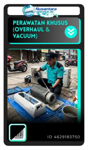 poster jasa service ac khusus overhaul dan vacum ac tangerang