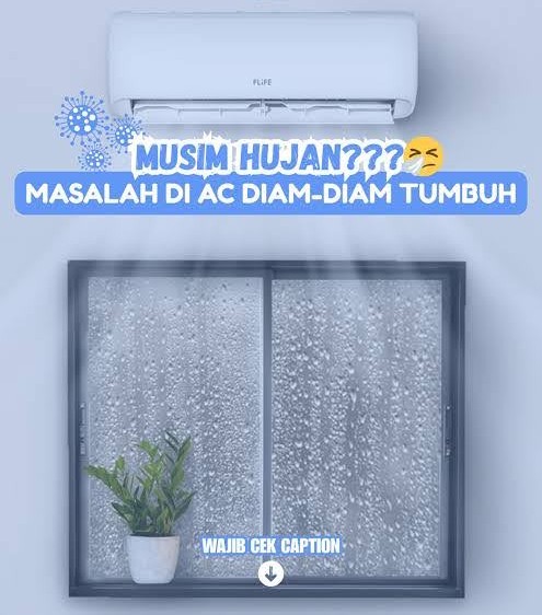 hujan deras bisa merusak AC