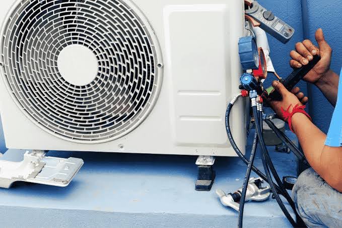 foto jasa service ac di jakarta